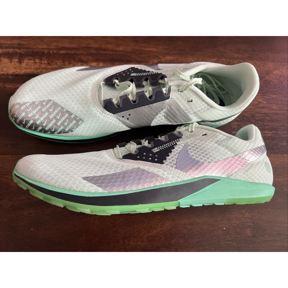 New Nike Zoom Rival XC Track Spikes Mens Size 9.5 Mint Green